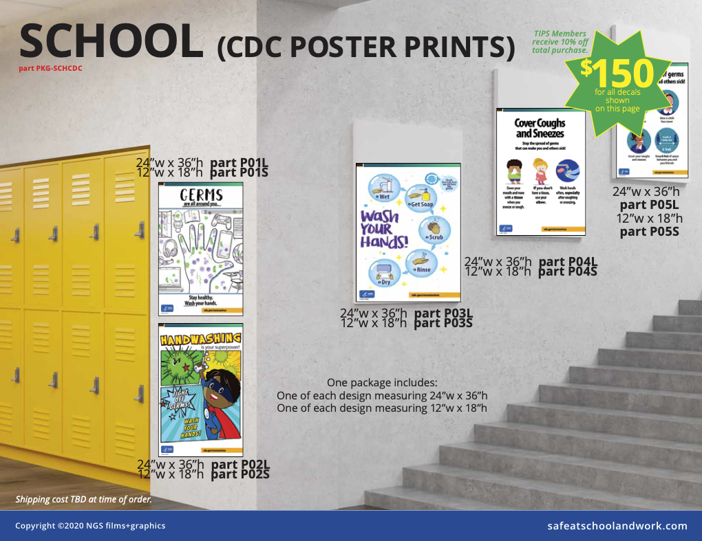 Examples of NGS Graphics implementation at a school.